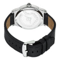Aviator Black/Leather/White Dial/Silver Case | White Dial