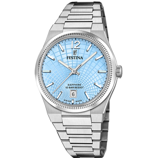 Rive Blue / Stainless Steel Blue Dial