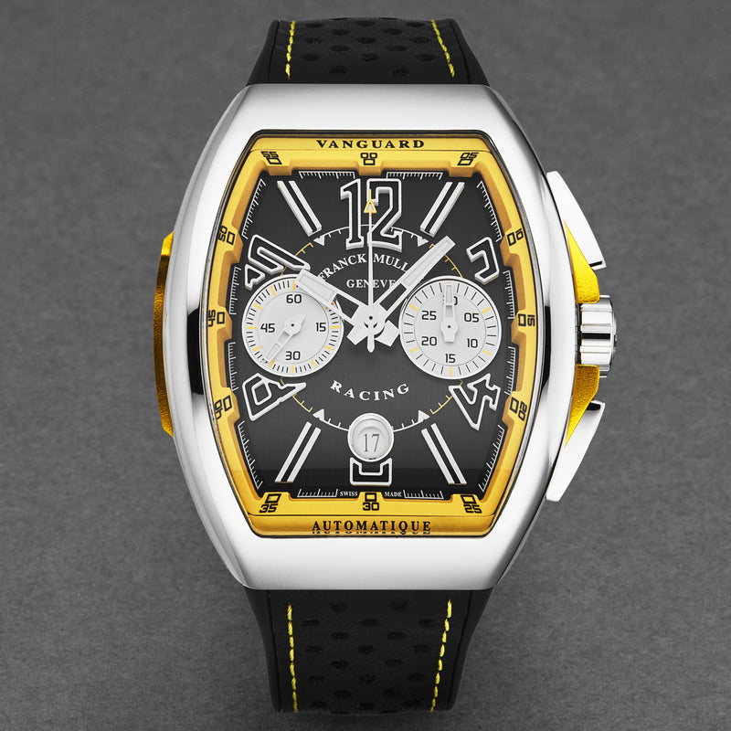 Vanguard Racing 45CCBLKYEL / Black/Yellow | Black / Yellow Dial