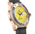 Sea Diver Rose/Yellow/Black | Yellow Dial
