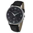 Lexington Series blck band/silver black | Black Dial