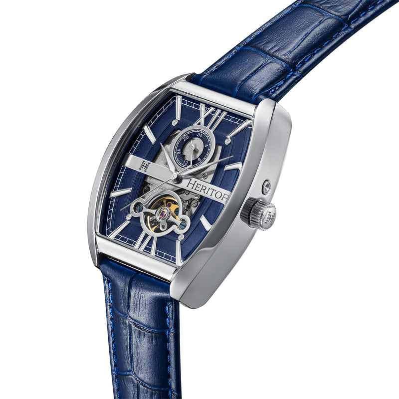 Masterson w/ 24 Hour Hand Blue / Silver Blue Dial