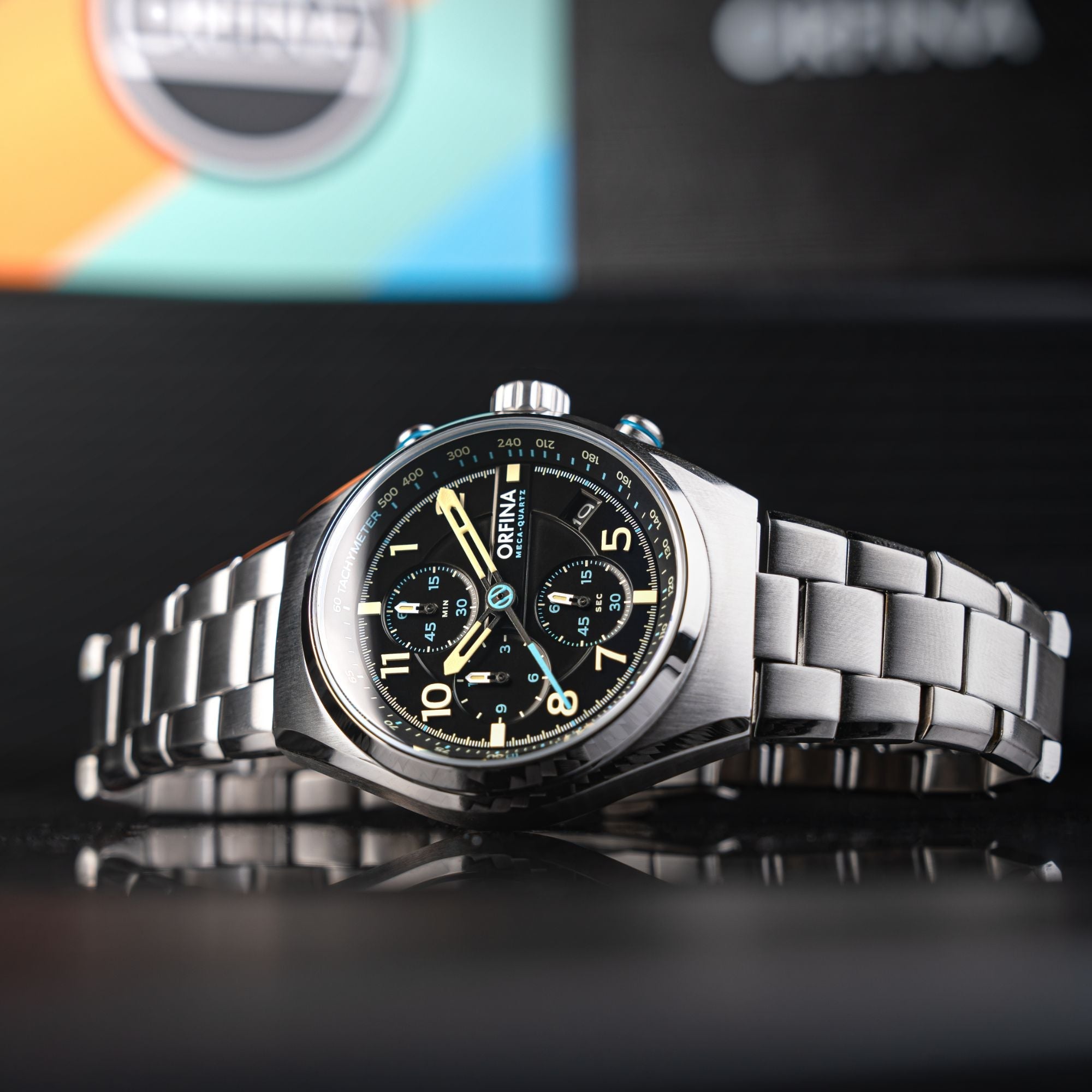 Zero-Two Chronograph Black /Stainless Steel | Black Dial – Watch Gang