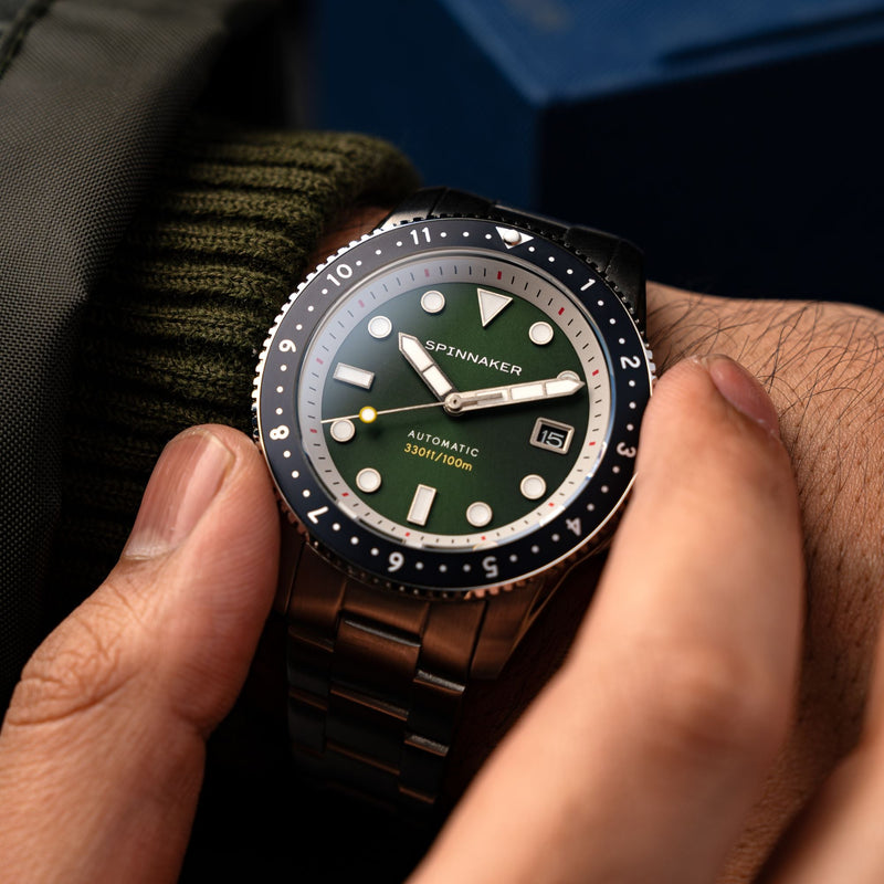 Croft Pioneer Automatic Green/Stainless Steel | Green Dial