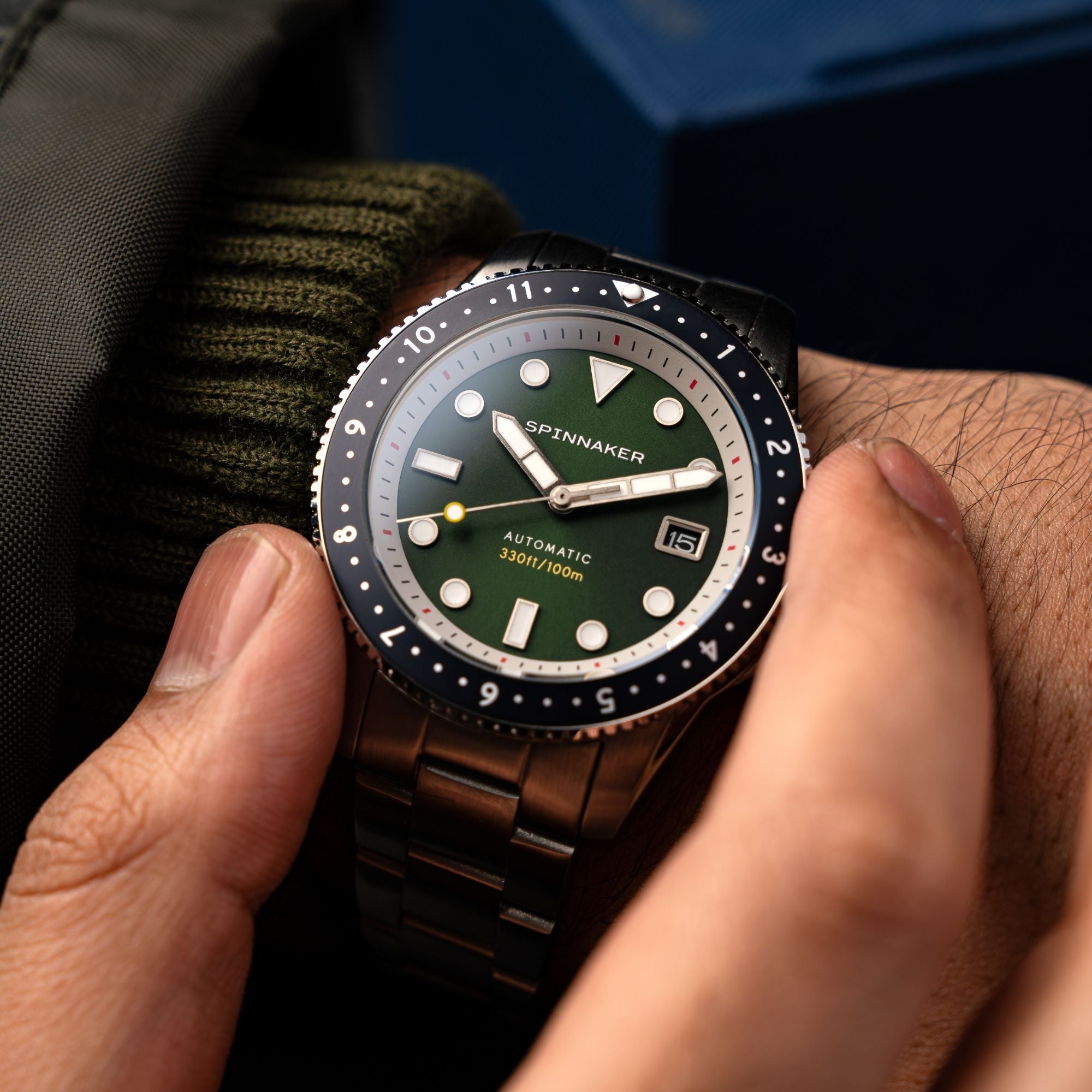 Croft Pioneer Automatic Green/Stainless Steel | Green Dial