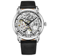 Legacy-3982.4 Black Leather | Silver Dial