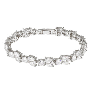 Juliet Tennis Bracelet 18k White Gold