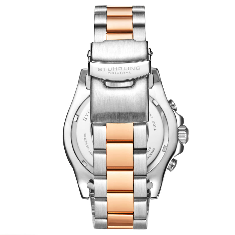 Aquadiver 3966 Rose Gold/Stainless Steel | White Dial