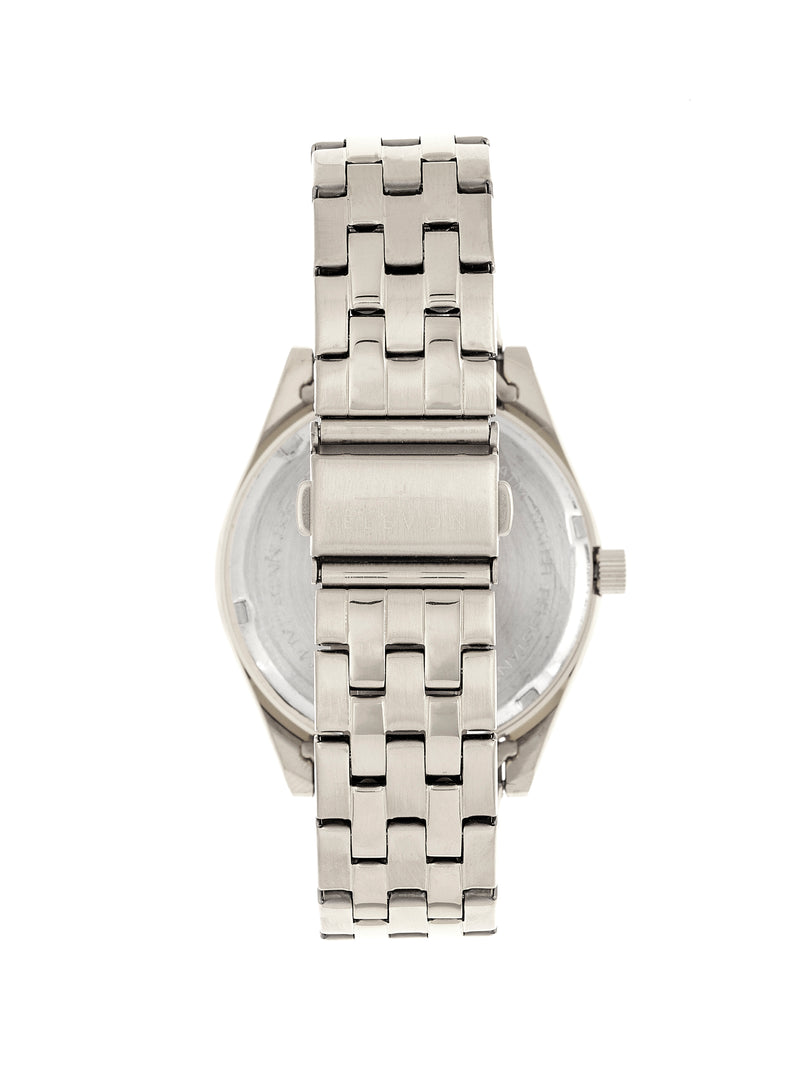 Gann Bracelet Watch with Day/Date Silver/White | White Dial