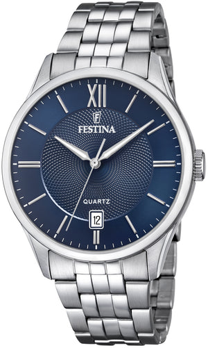 Classics Blue / Stainless Steel | Blue Dial