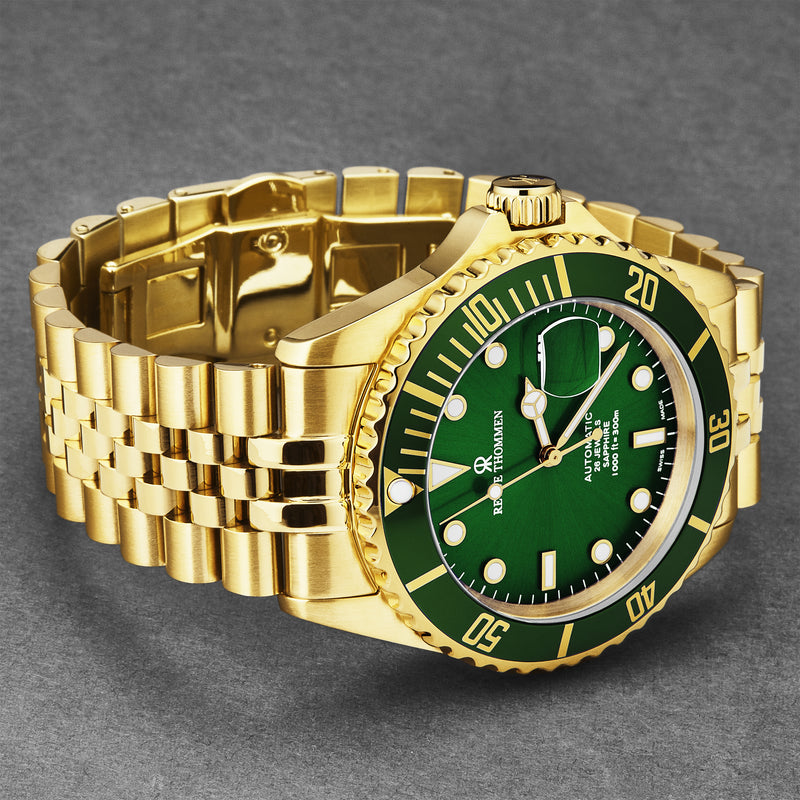 Diver 17571.2214 / Green | Green Dial