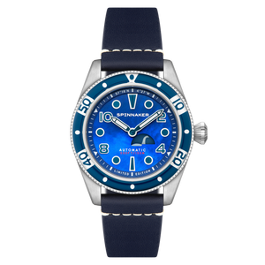 Fleuss Automatic Nessie Pearl Diver Limited Edition Blue / Leather | Blue Dial