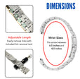 MET.615 | Jubilee Stainless Steel Watch Band 22mm / Gold |  Dial