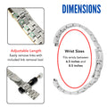 MET.615 | Jubilee Stainless Steel Watch Band 22mm / Two-Tone |  Dial