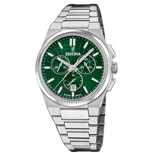 Rive Green / Stainless Steel Green Dial