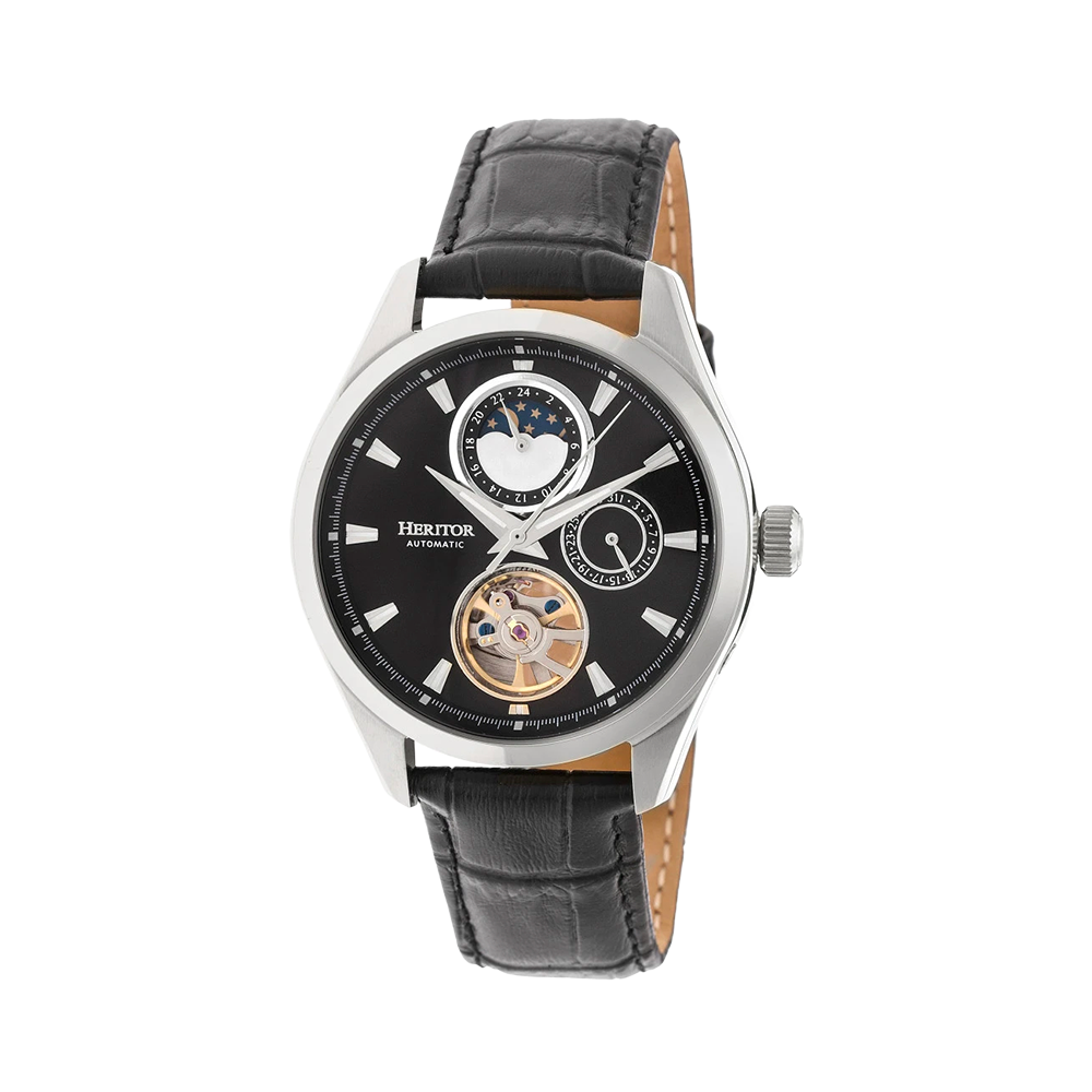 Sebastian Silver/Black Black Dial
