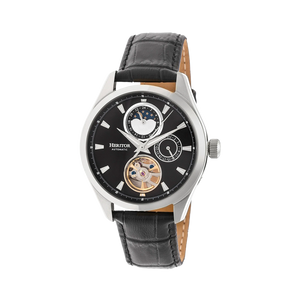 Sebastian Silver/Black Black Dial