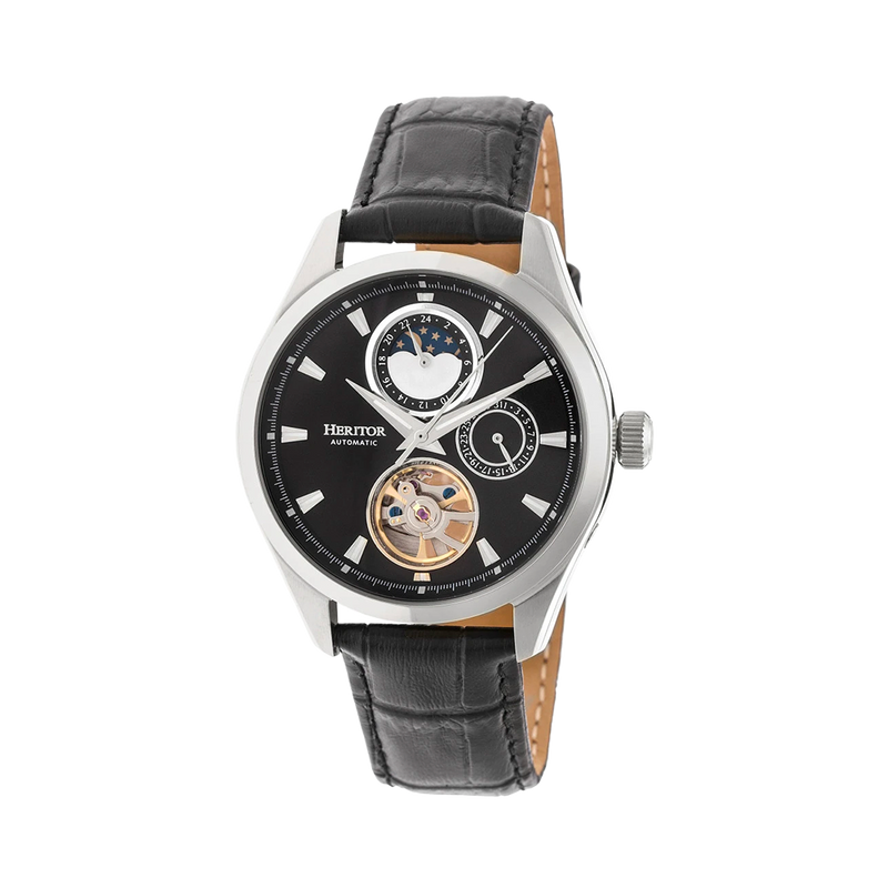 Sebastian Silver/Black Black Dial