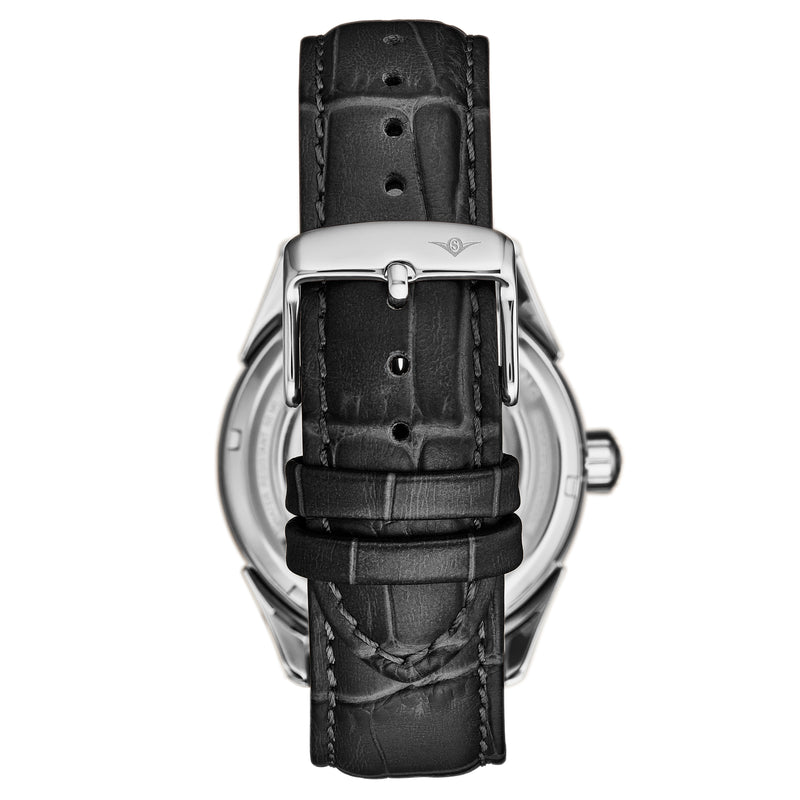 Legacy Automatic Skeleton Silver/ Black | Silver / Blue Dial