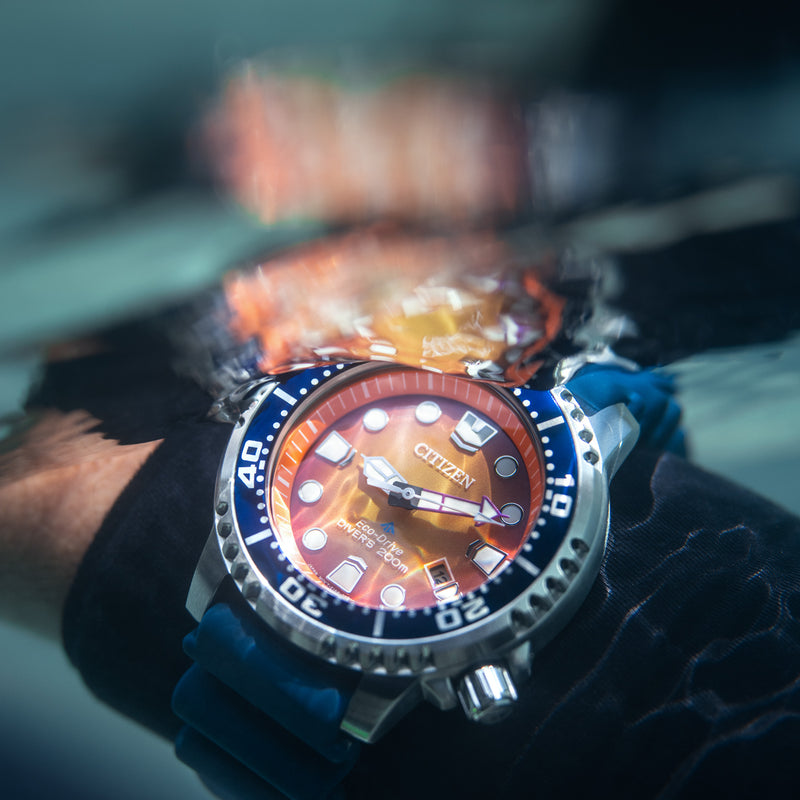 Promaster Dive Orange / Polyurethane | Orange Dial