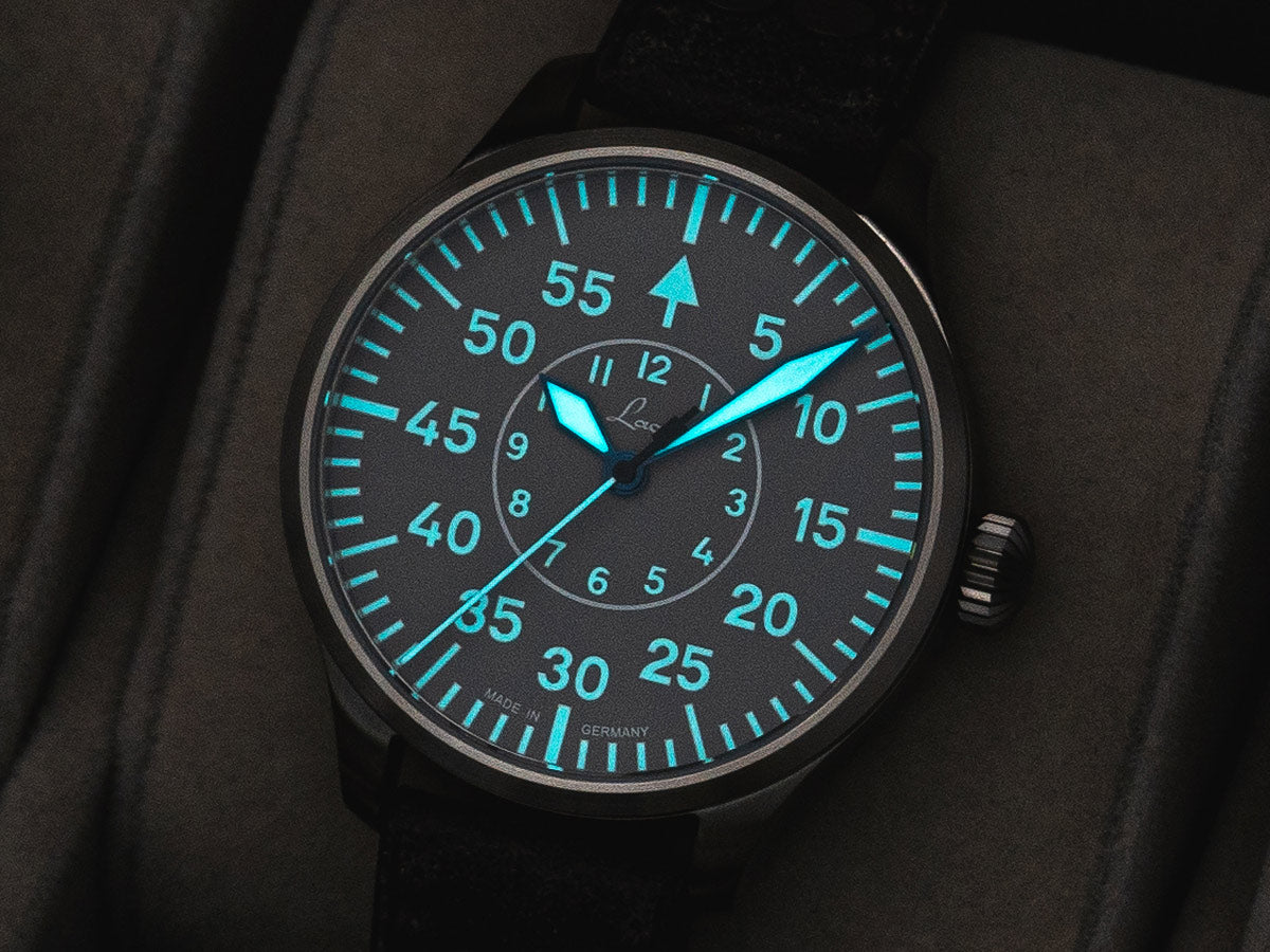Aachen Grau 42 Automatic / Leather Strap Gray Dial