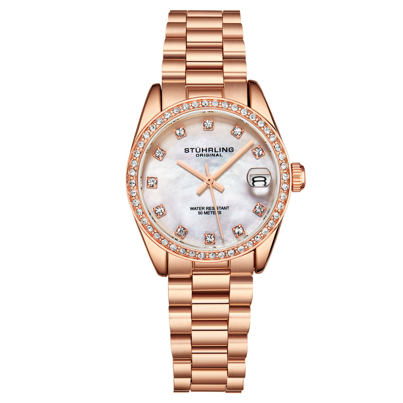 Vogue-3936.4 Rose Gold Stainless Steel | Silver Dial