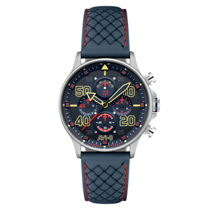 Coningham Chronograph Blue / Leather Blue Dial