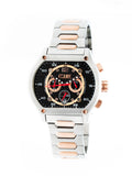 Dash Chronograph 316L Stainless Steel Band Silver/Black/RG