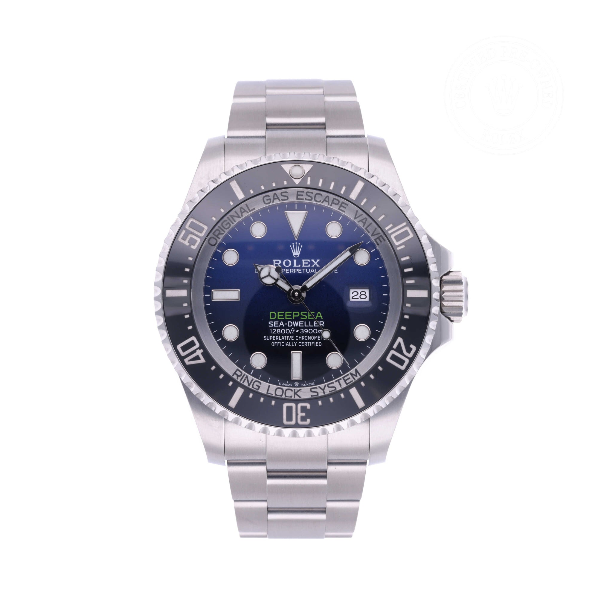 Pre-Owned Rolex Oystersteel Sea-Dweller 44mm-Ref.126660