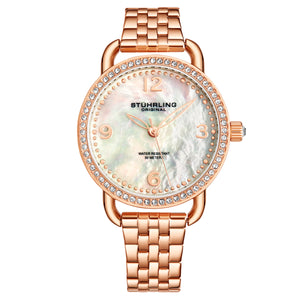 Symphony-3955.5 Rose Gold Stainless Steel | Silver Dial