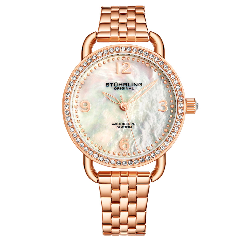 Symphony-3955.5 Rose Gold Stainless Steel | Silver Dial