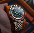 Spinnaker Fleuss GMT Automatic Green / Stainless Steel | Green Dial
