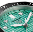 TAG HEUER AQUARACERPROFESSIONAL 300 36MM, W/R 300M, STEEL CASE & BRACELET, GREEN DIAL WITH DIAMONDS Green Dial | Green Dial