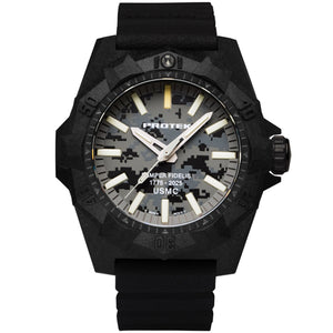 AGGRESSOR 4100 DIVE SEMPER FIDELIS SERIES Carbon/Gray MARPAT Camo/Charcoal | Gray Camo Dial