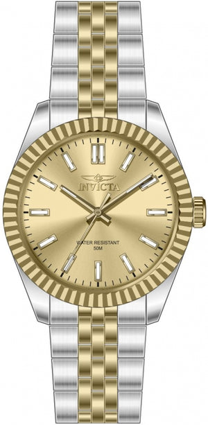 Specialty Gold Dial / Two-Tone Silver-Gold Stainless Steel Bracelet Gold Dial