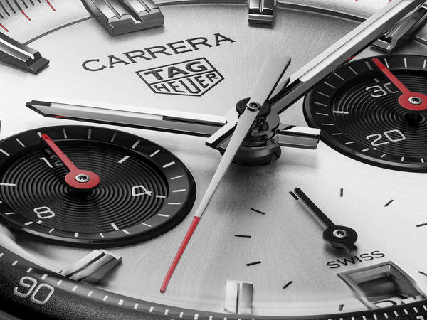Carrera Twin-Time Date 39mm | Panda Dial