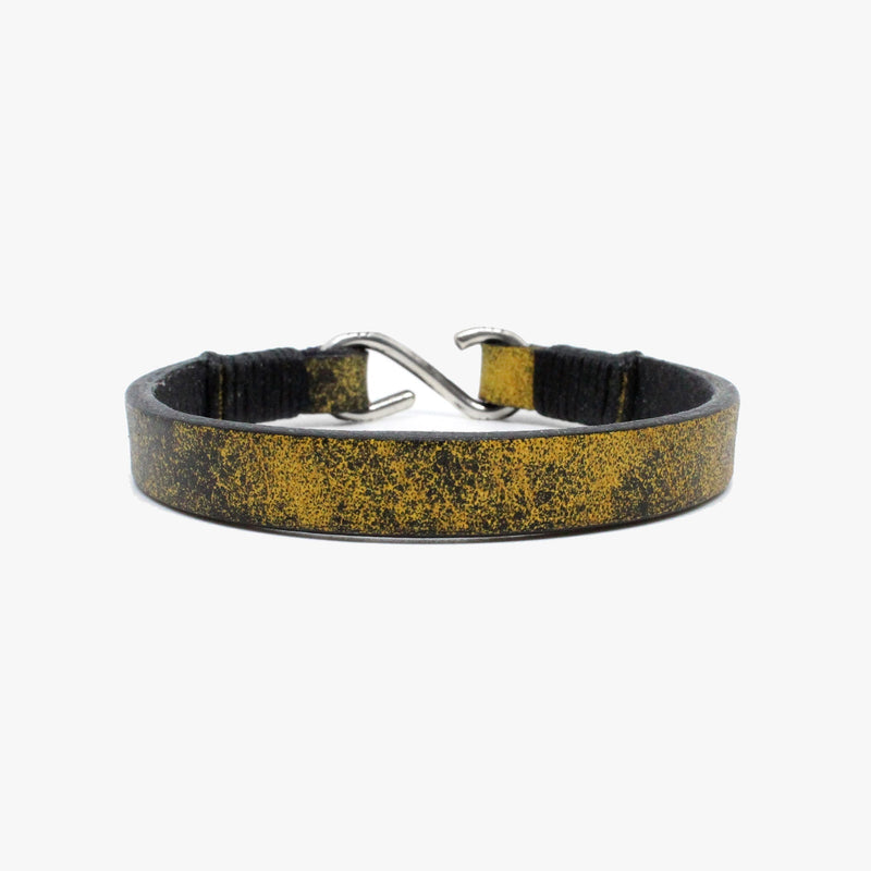 Rustic Yellow Leather Strap  |  Dial