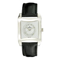 Ladies All Stainless Steel Square Dial Quartz Watch with Leather Strap  |  Dial