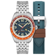 Spinnaker Fleuss GMT Automatic Blue / Stainless Steel | Blue Dial