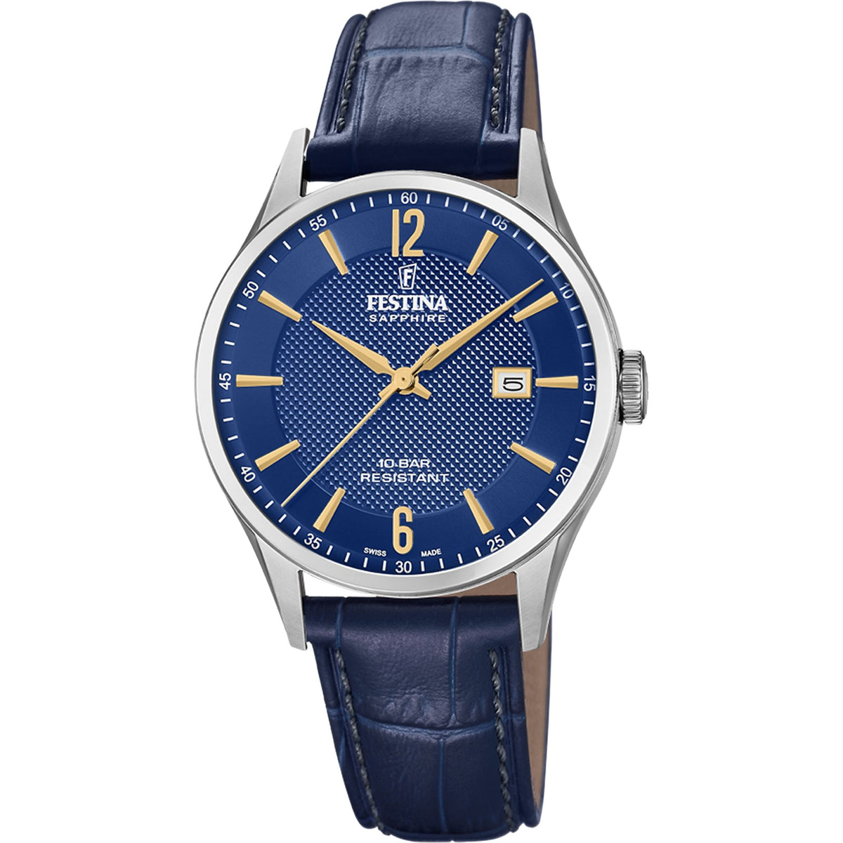 Classic Blue / Leather Blue Dial
