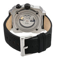 XO small Swiss Made SW200  inner and outer rotating bezel, metal band  Black silver | Black Dial