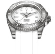 Damascus Swiss Automatic SW200 Deep Marine Explorer II Damascus/White Dial | White Dial