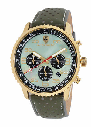 Aureum Goldtone/Green | Green Dial