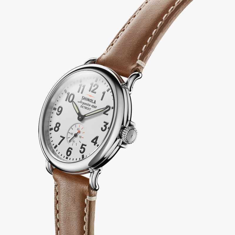 Runwell 41 White | White Dial