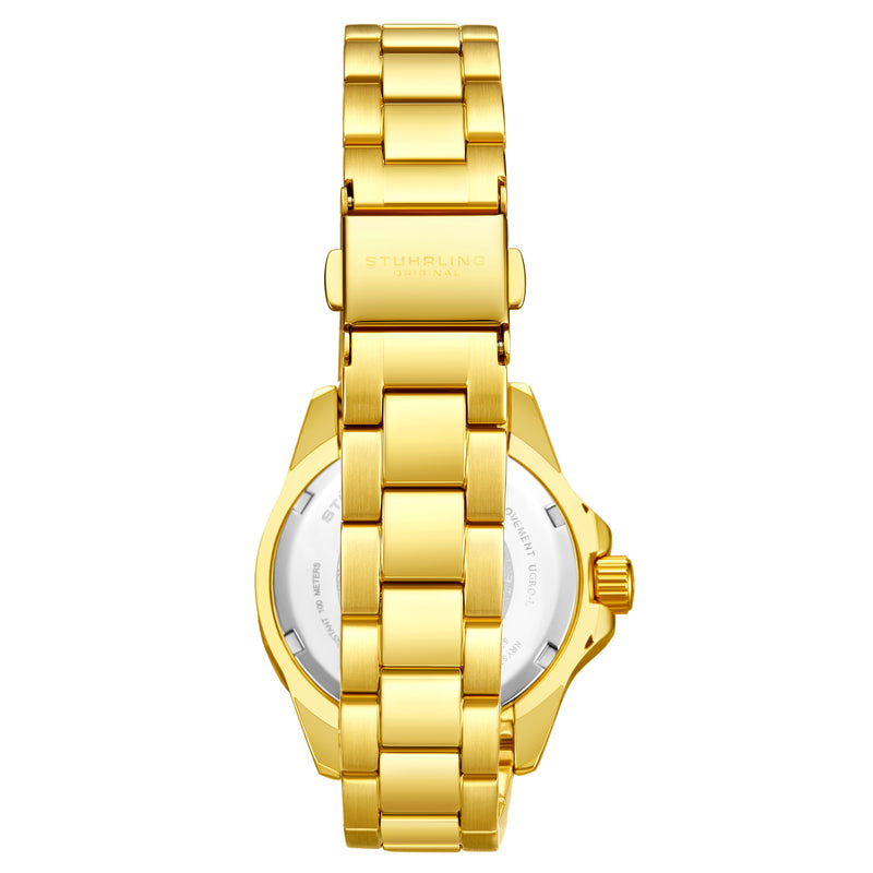 Vogue Gold Stainless Steel | Black Dial