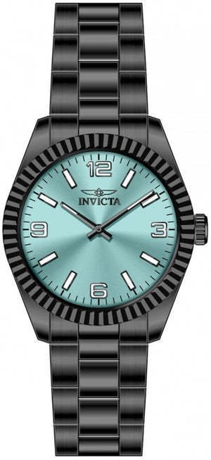 Specialty Men Tiffany Blue Dial / Black Stainless Steel Bracelet Tiffany Blue Dial
