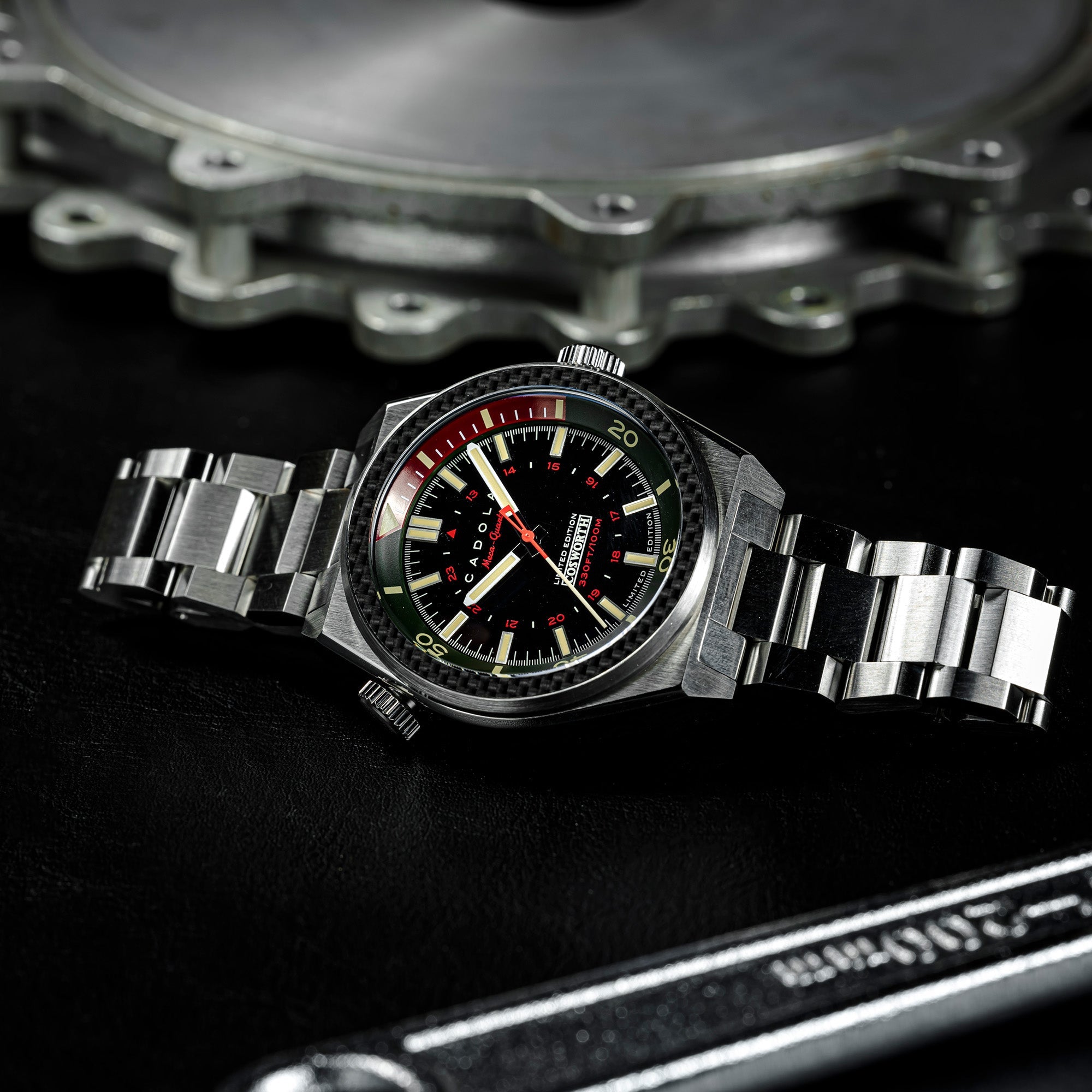 COSWORTH COSTIN MECA-QUARTZ LIMITED EDITION BLACK / STAINLESS STEEL Black Dial