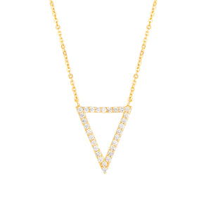 Lupine Pendant Necklace 18k Yellow Gold