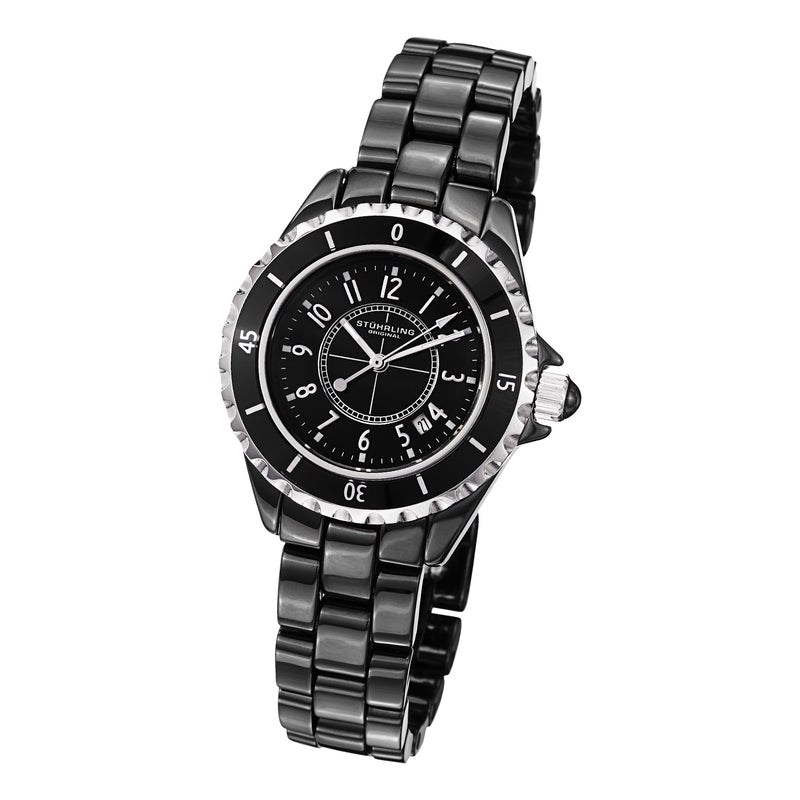 Vogue Black Stainless Steel | Black Dial