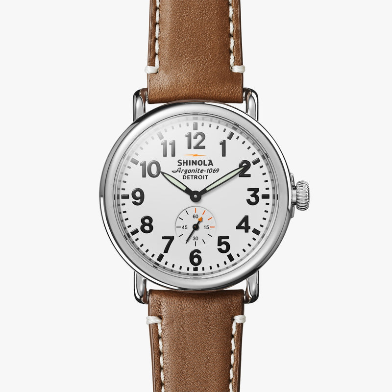 Runwell 41 White | White Dial